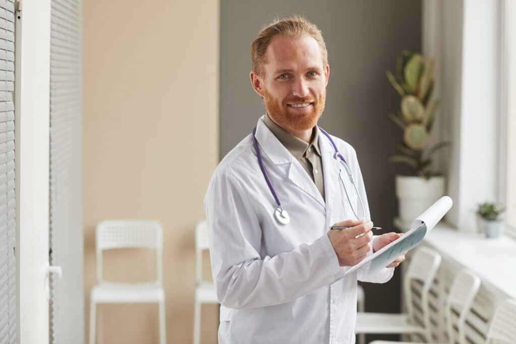 Male doctor at hospital